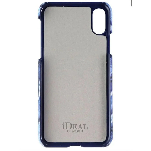 iDeal of Sweden Hard Case for Apple iPhone XS and X Indigo Swirl - Picture 2 of 5